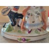 Porcelain Regency Style Lovers Figurine Couple Lady Man Knee Germany Courting